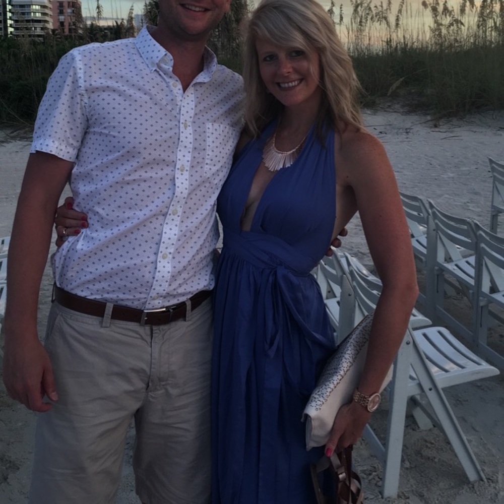 Lulus Magical Movement Periwinkle Blue Wrap Maxi Dress
